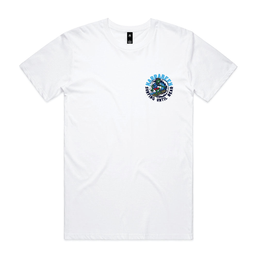 Narrabeen Surfing Until Death T-Shirt Front