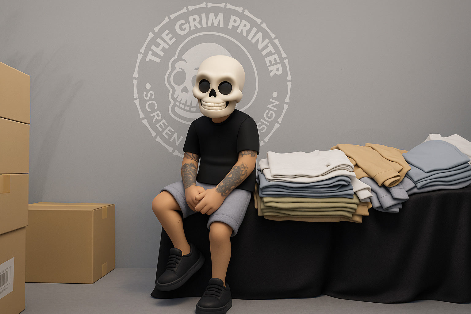 The Grim Printer T-Shirt Printing, Graphic and Web Design
