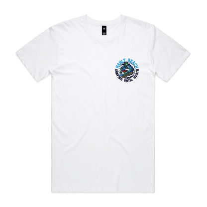 Manly Beach Surfing Until Death T-Shirt Front