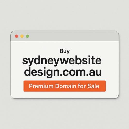 sydneywebsitedesign.com.au domain for sale
